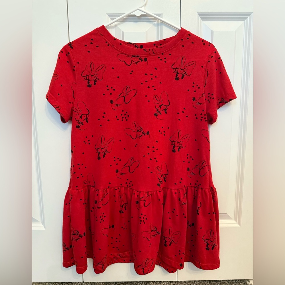 Minnie Mouse Disney Red shirt with Minnie Mouse Print